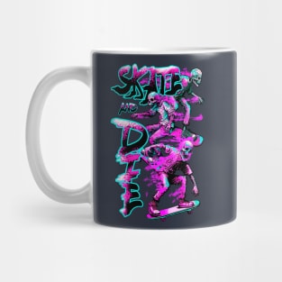 skateboarders skeleton zombies Mug